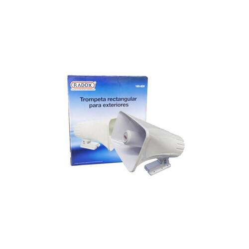 Trompeta Y Bocina Para Perifoneo Y Alarma Radox 185-800.