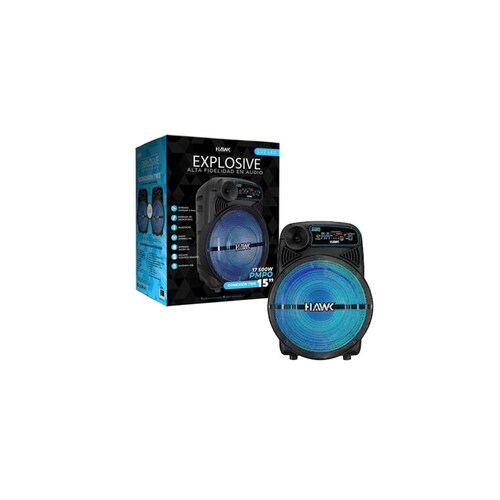 Bocina Bafle Explosive 15" Haws 17500W Pmpo.