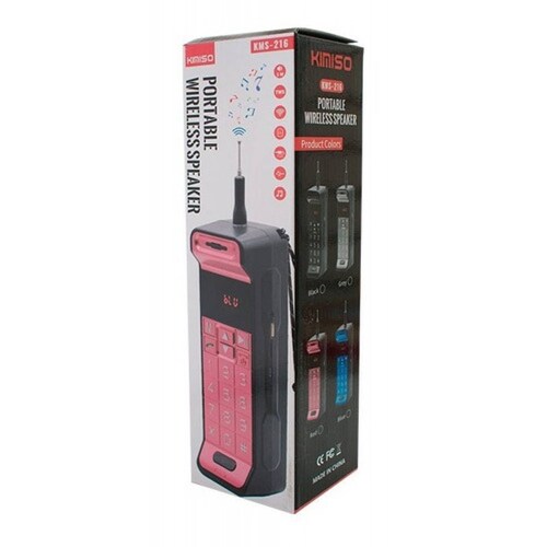 Bocina Fm Bluetooth En Forma De Teléfono Retro.