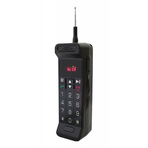 Bocina Fm Bluetooth En Forma De Teléfono Retro.