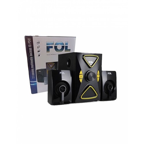Bocina Teatro En Casa Bluettoth Fs-241 2.1 Canales Multimedia.
