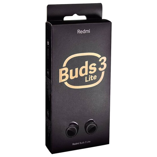 Audífonos Inalámbricos In Ear Gamer Xiaomi Redmi Buds 3 Lite Negro.
