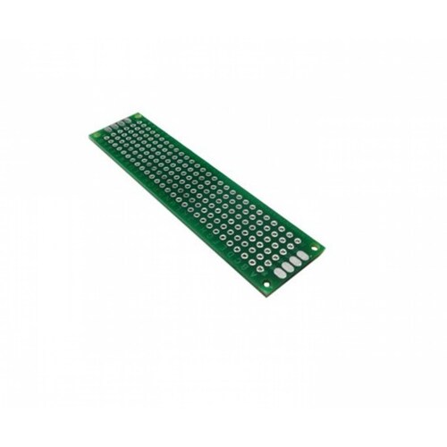 Baquelita Perforada Doble Cara 2 por  8 cm.
