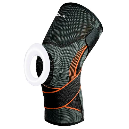 Rodilleras deportivas de compresión marca MAXFIT, para Gimnasia, Crossfit, Correr, Modelo HX916