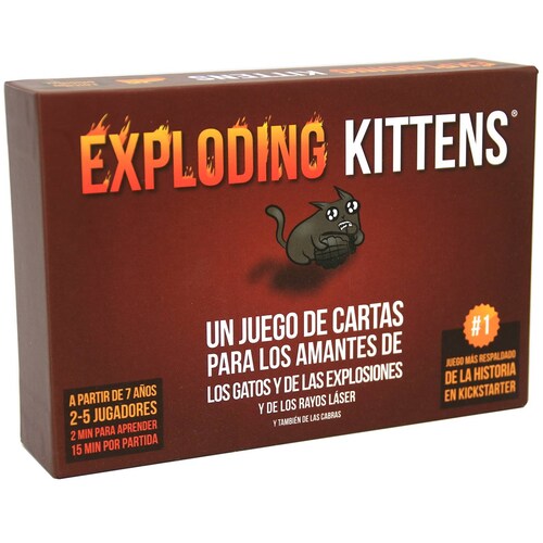Juego De Mesa Cartas Exploding Kittens En Español