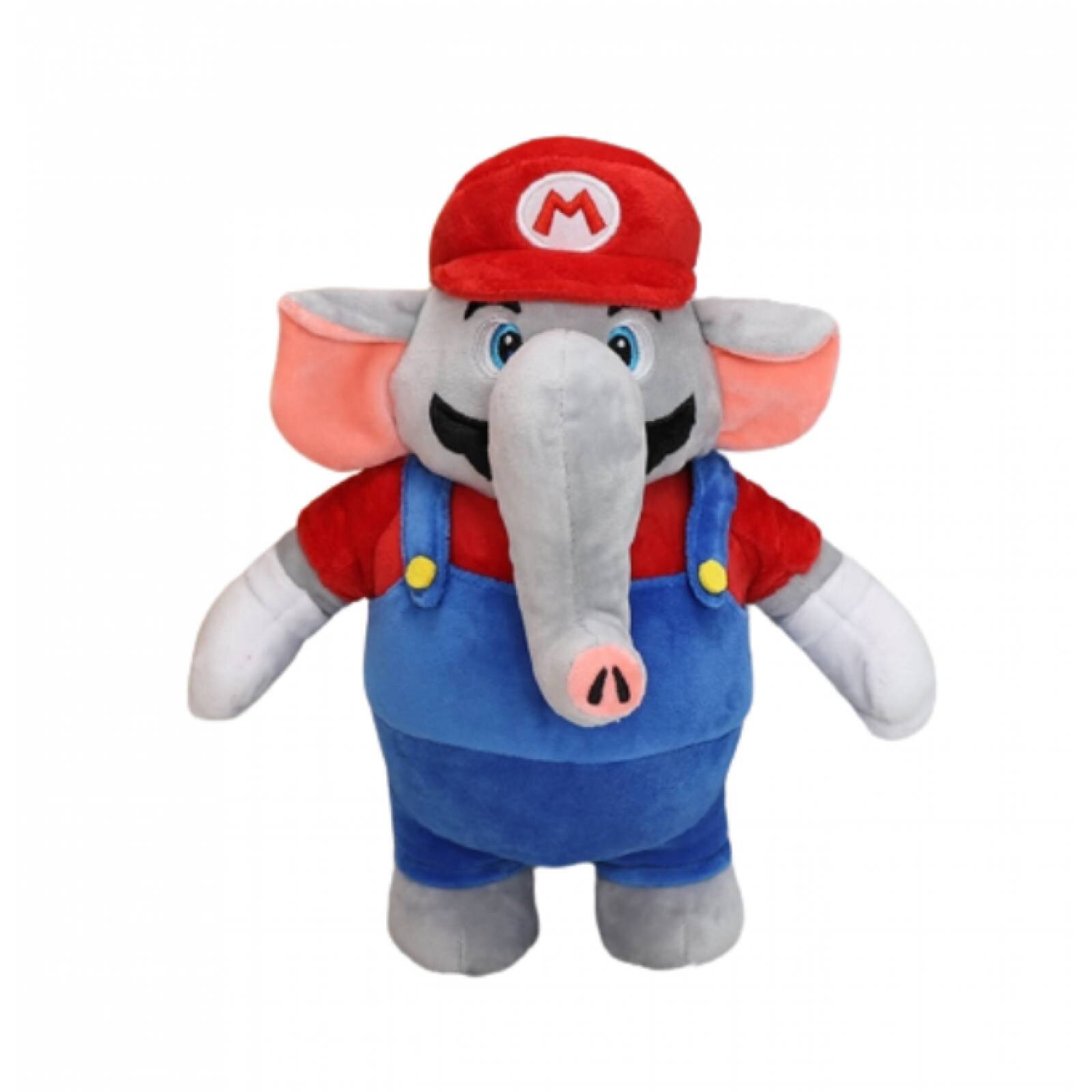 Elefante Rosa Mario Peluche Super Mario Wonder Mario Elefante Nintendo 27 Cm