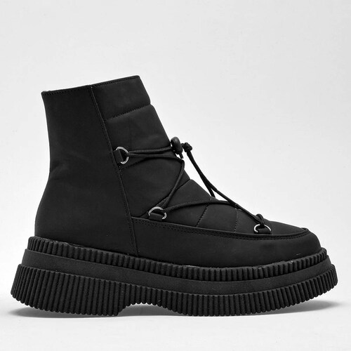 BOTA CHUNKY Para Mujer Coshi coshi 940, Color Negro CE V7