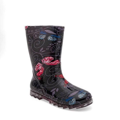 BOTA DE LLUVIA Para Mujer Pinet PULGARCIT, Color Negro CE V7