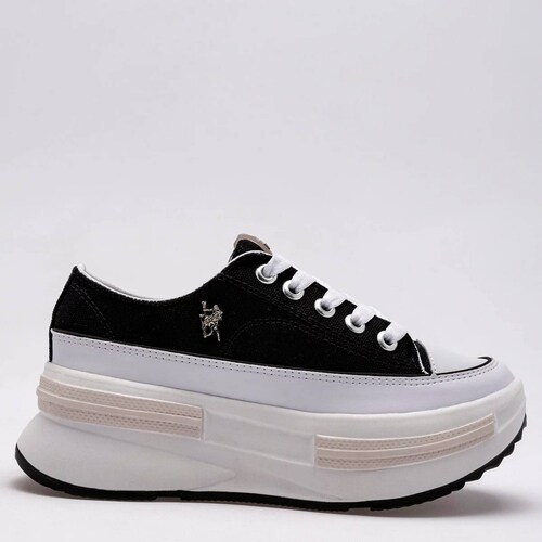 TENIS CHUNKY Para Mujer American polo 2572, Color Negro CE V7