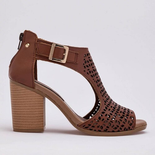 ZAPATILLA CALADA Para Mujer Cruz shoes 1291, Color Cafe CE V7