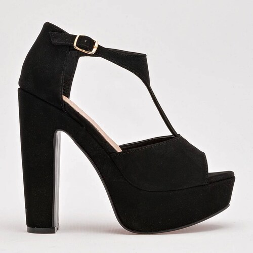 ZAPATILLA BOCA DE PESCADO Para Mujer Dcristian 3050, Color Negro CE V7
