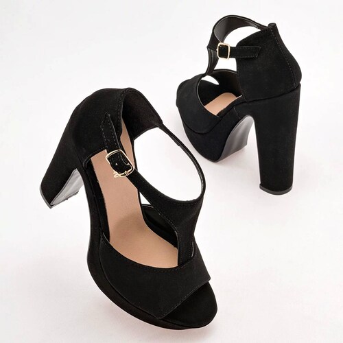 ZAPATILLA BOCA DE PESCADO Para Mujer Dcristian 3050, Color Negro CE V7