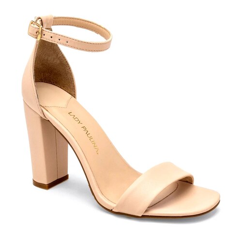 ZAPATILLA DE PULSERA Para Mujer Lady paulina 22615, Color Beige -1 V7