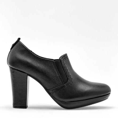 TACON CERRADO Para Mujer Principessa 1607, Color Negro CE V7
