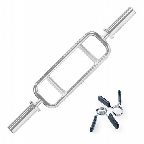 Barra Romana Olímpica Profesional Para Gym Acero Pesas 20 Lb 
