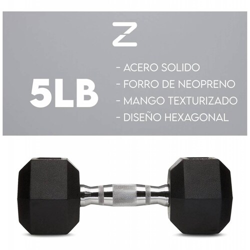 Par de Mancuernas hexagonales 40 libras - RS Fitness – RS Fitness MX