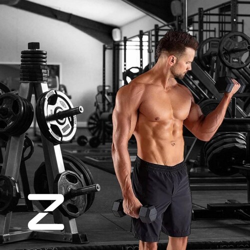 Par De Mancuernas Kit De Pesas Para Hacer Ejercicio Gym 75lb 