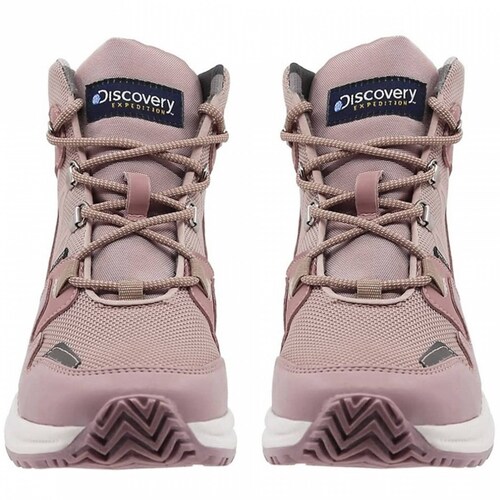 Botas Hiking Dama Discovery Expedition Di 2471 Rosa Blanco