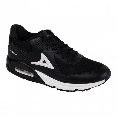 Tenis Urbano Para Dama Pirma 5503 Valvula Deportivo Negro Blanco