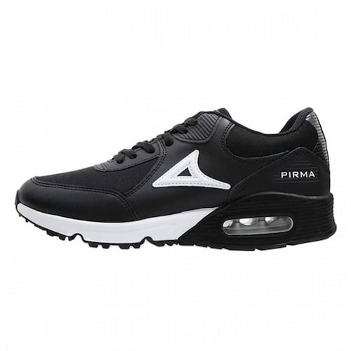 Tenis Urbano Para Dama Pirma 5503 Valvula Deportivo Negro Blanco