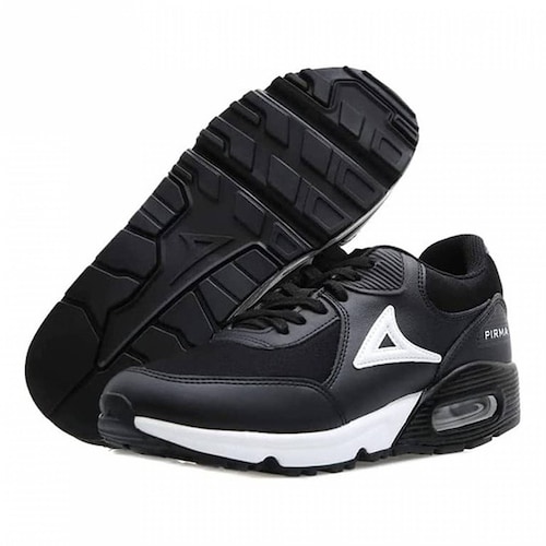 Tenis Urbano Para Dama Pirma 5503 Valvula Deportivo Negro Blanco