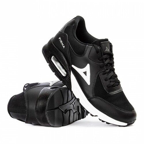 Tenis Urbano Para Dama Pirma 5503 Valvula Deportivo Negro Blanco