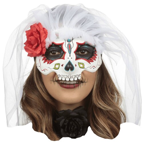 Catrina with Veil: Colored 7