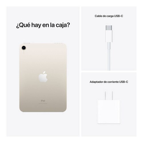 Apple iPad Mini (6  Gen) 8 3  Wi fi 64gb Blanco Estelar