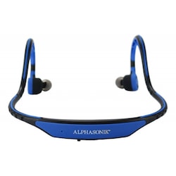 Audífonos Sport Alphasonik Inalámbricos Bluetooth Azul