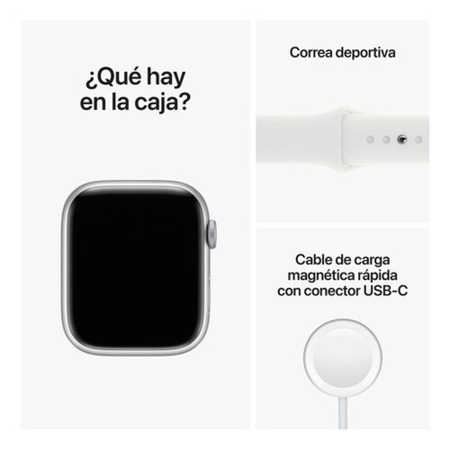 Apple Watch Series 8 Gps   Caja De Aluminio Plata 45 Mm