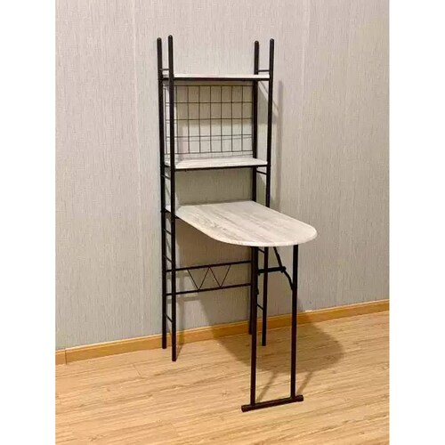 Desayunador Plegable C/2 Bancos de Cocina para Comedor.