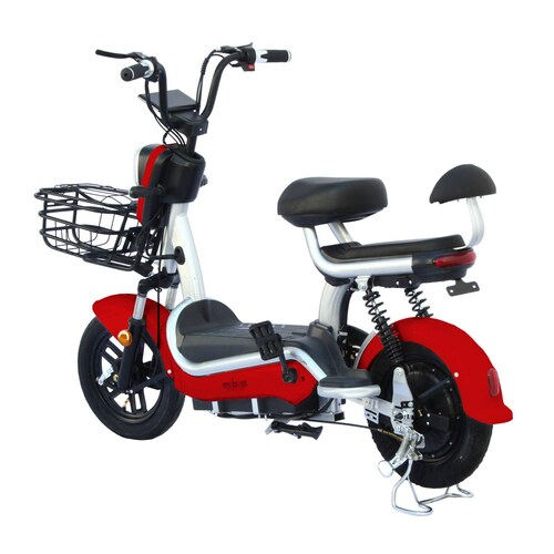 Bicicleta Eléctrica Urbana Moboss ZM500 Rojo 350W 25 km/h