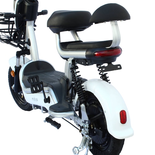 Bicicleta Eléctrica Urbana Moboss ZM500 Rojo 350W 25 km/h
