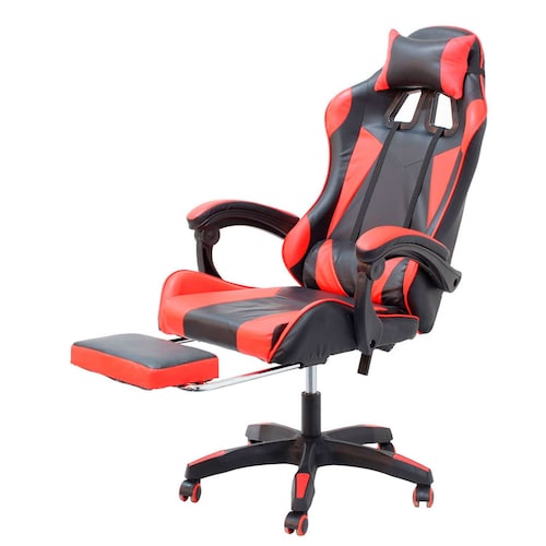 Silla Gamer Ergonómica Regulable y con Giro 360º RX-5000 Rojo.