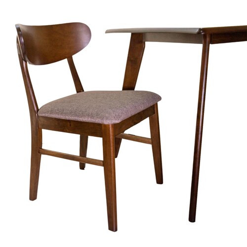 Comedor Minimalista de Madera con 6 Sillas Bossa Diphy.