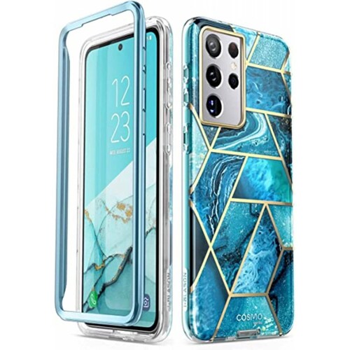 Funda para Galaxy S 21 Ultra Cosmo Marca Iblason Azul 