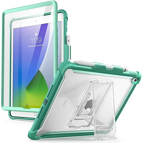 Funda para iPad  9ª/8ª/7ª 2019 10.2 Pulgadas Ares SP Marca Iblason Verde 