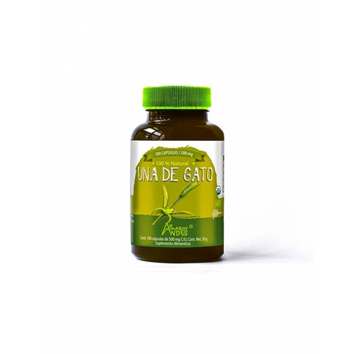 Uña de gato en Cápsulas, Orgánica (100 Caps de 500mg)