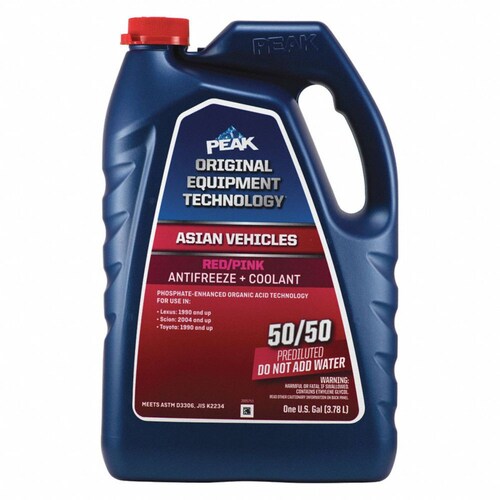 Anticongelante Peak Oet Rojo Vehículos Asiáticos 3.78l
