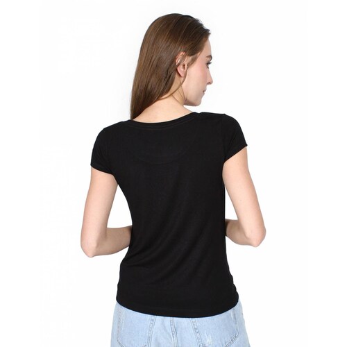Playera Negra Axayácatl, Mascara de Agua, Luchadora
