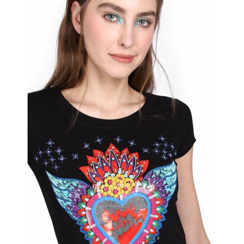 Playera Dama "Yolotzintli" Corazón con Alas
