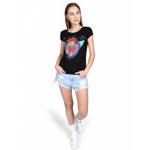 Playera Dama "Yolotzintli" Corazón con Alas