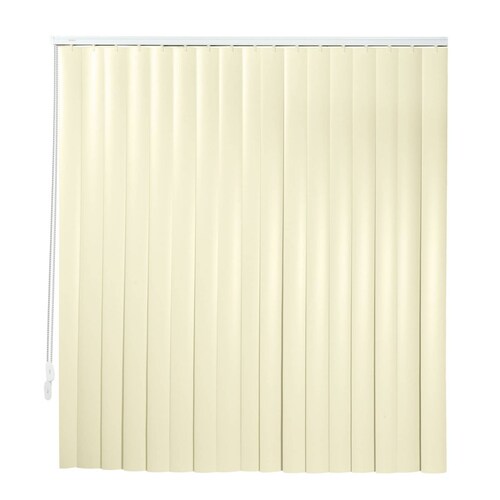 PERSIANA VERTICAL DE PVC 140 X 160 CM MARFIL