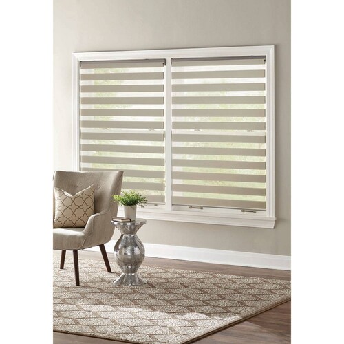 PERSIANA GRIS SEMI-CASSETTE ZEBRA DUO 160X180CM