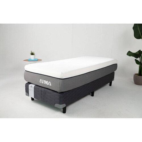 Colchón ATMA Individual Smooth Top con Pillow 100x190 Memory Foam (Semi Firme)