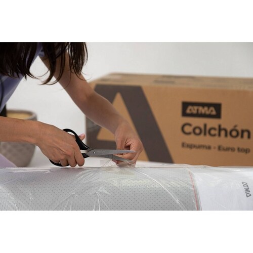 Colchón ATMA Individual Smooth Top con Pillow 100x190 Memory Foam (Semi Firme)