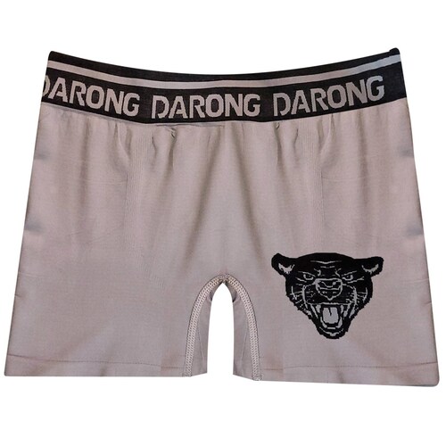 Boxer Gris Grande Para Hombre de Licra 