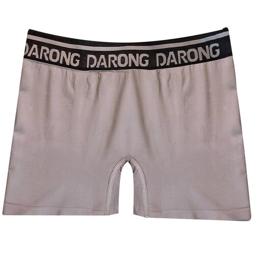 Boxer Gris Grande Para Hombre de Licra 