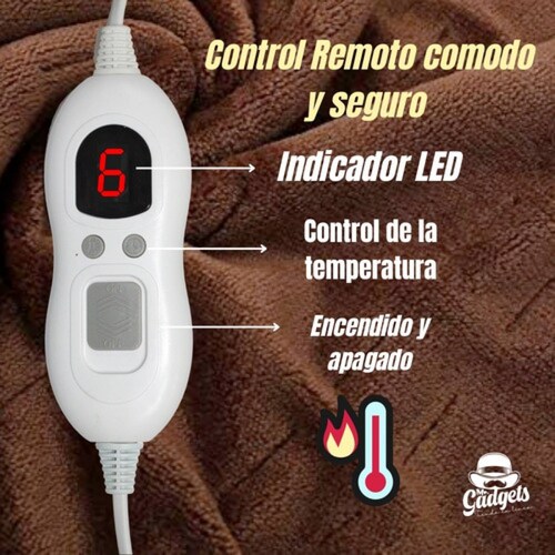 Cobija Calentadora Eléctrica Cobertor Manta 127cm X 152cm