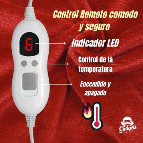 Cobija Calentadora Eléctrica Cobertor Manta 127cm X 152cm